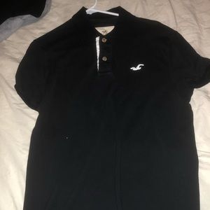 Hollister polo (Black/White)